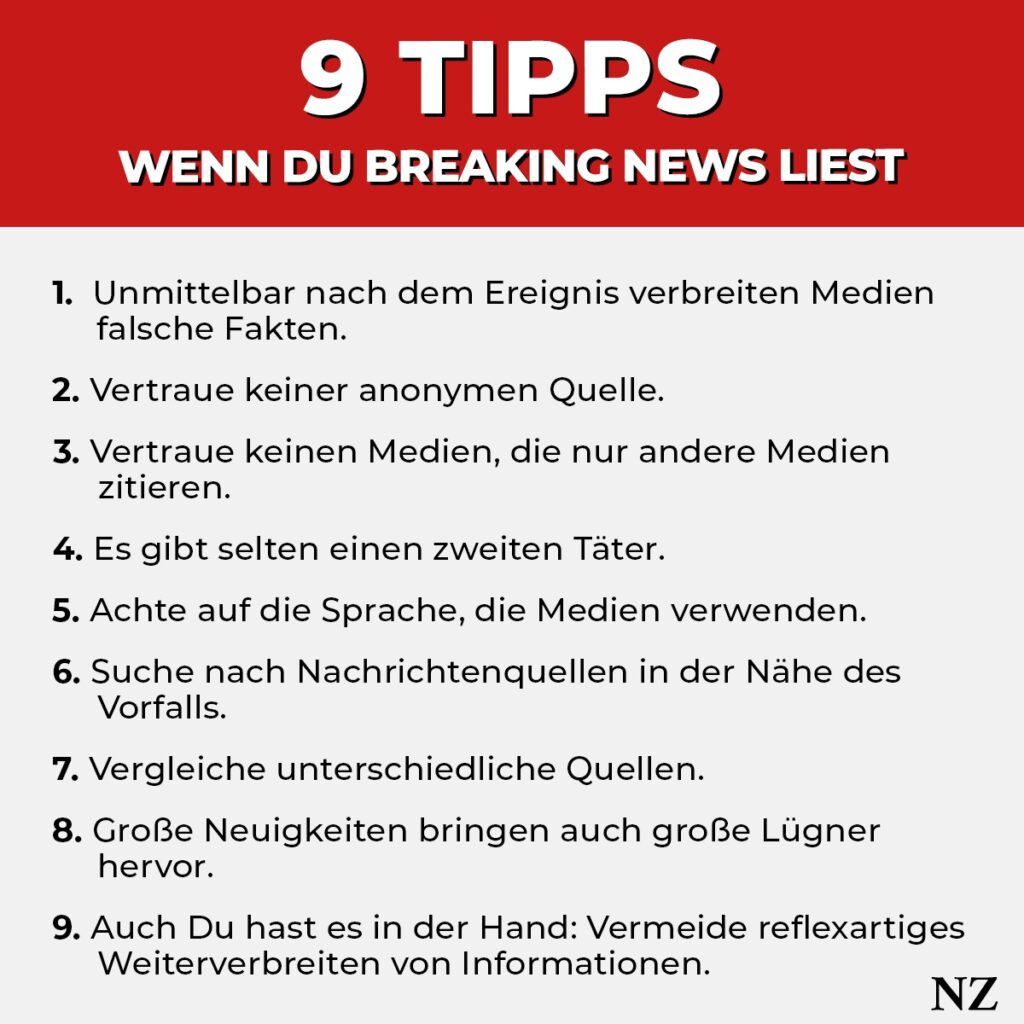 9 Tipps für das richtige Lesen von Breaking News.