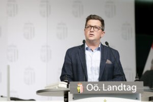 Michael Lindner bei der Landtagssitzung OÖ vom 11. März 2021