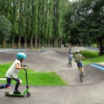 Ab Juni gibt es einen Pumptrack für Anfängerinnen, Anfänger und Fortgeschrittene in Trofaiach. Bild: Andreas Schwarzkopf CC BY-SA 4.0