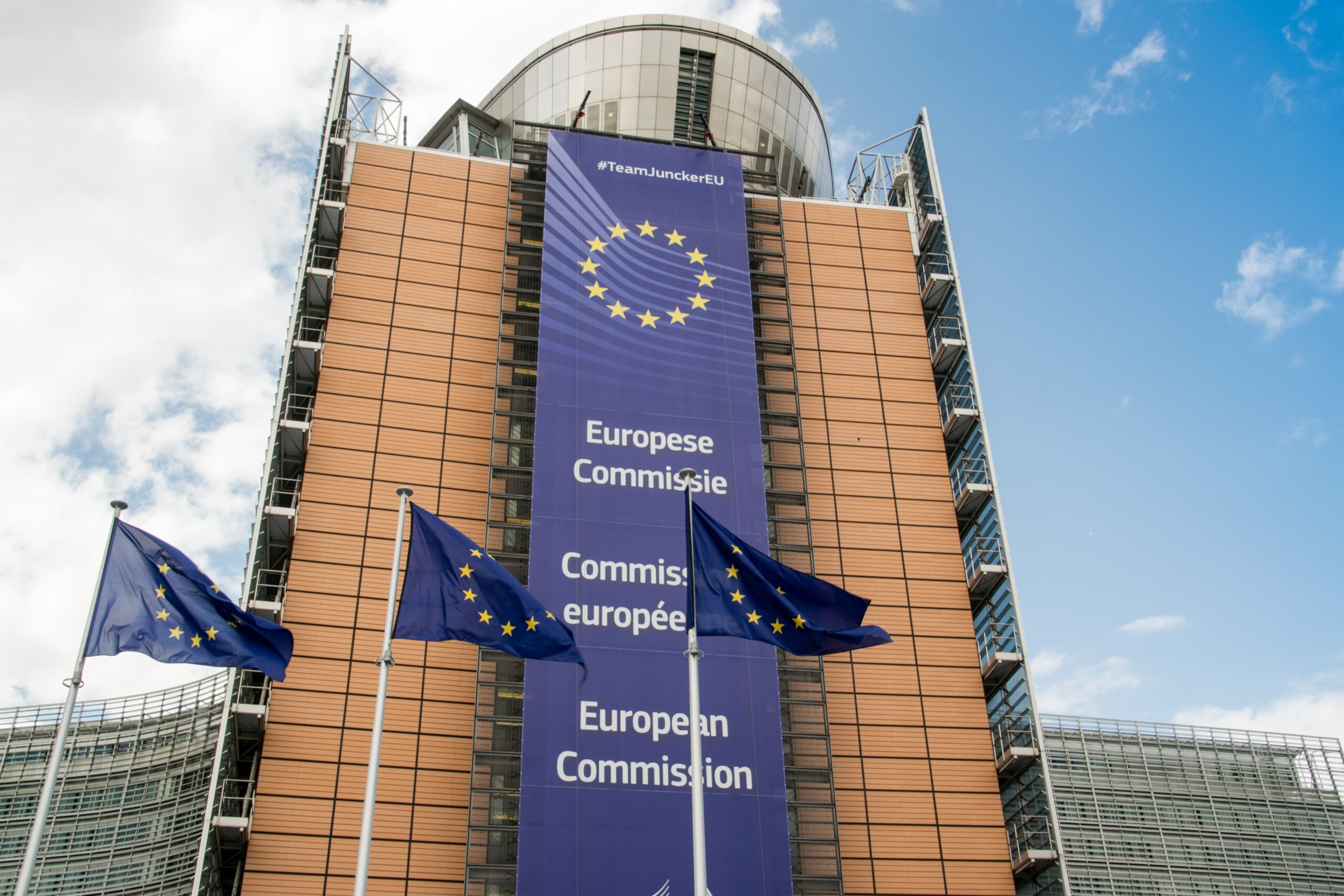 Gebäude der Europäischen Kommission von Außen