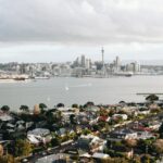 Neuseeland rauchfrei Panoramabild über die Stadt