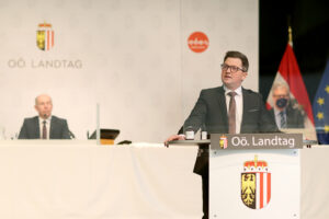 SPÖ-Chef Michael Lindner beantragte Maßnahmen gegen die Teuerung. // Bild: Land OÖ/Stinglmayr