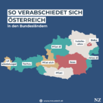 Verabschiedung in Österreich