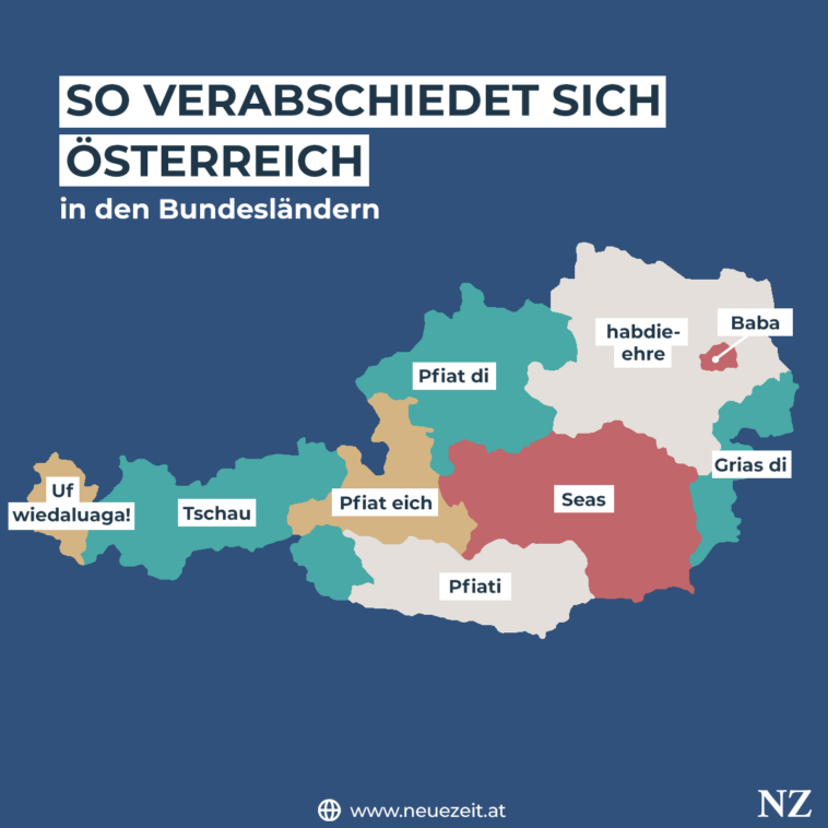 Verabschiedung in Österreich