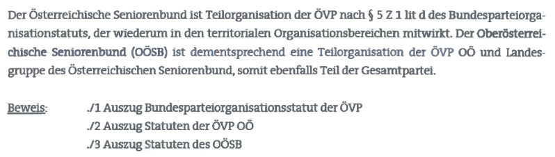 Die Kanzler von ÖVP-Anwalt Werner Suppan zum Seniorenbund OÖ