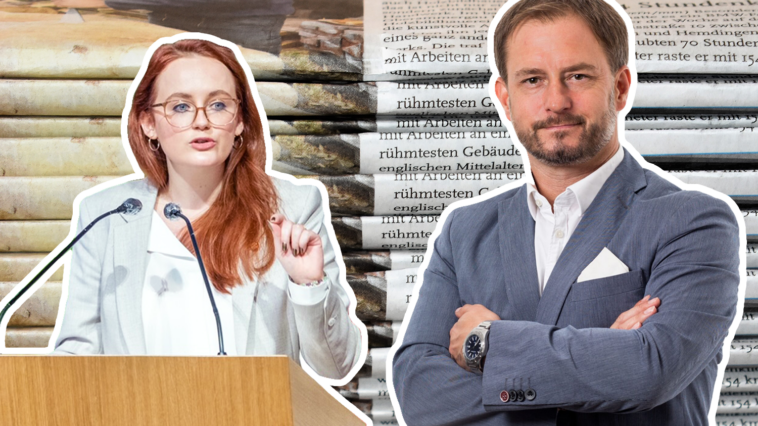 Sachslehner blitzt mit ÖVP Burgenland Klage gegen SPÖ Burgenland ab. Am Bild zu sehen außerdem Landesgeschäftsführer Roland Fürst