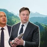 Jeff Bezos und Elon Musk reiche Klimasünder
