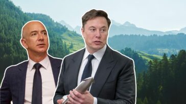 Jeff Bezos und Elon Musk reiche Klimasünder