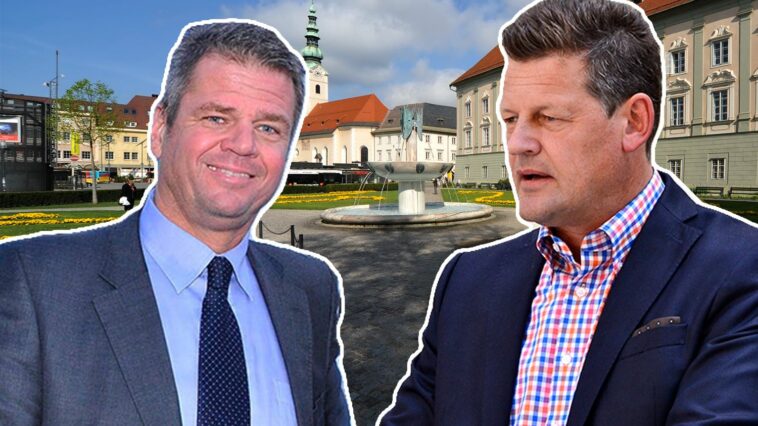 In Klagenfurt sollte Magistratsdirektor Jost in Pension gehen. Doch Bürgermeister Scheider verlängerte seinen Vertrag im Alleingang. Bild: Werner Faymann, CC BY-SA 2.0/ Johann Jaritz, CC BY-SA 3.0 AT
