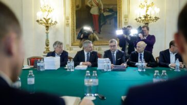 ÖVP Grüne Regierung 2022 Inserate Ministerrat mit Werner Kogler und Karl Nehammer