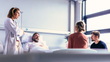 OP Wartezeiten Gesundheitssystem Spital Familie Ärztin Arzt
