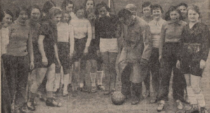Gruppenfoto der Mannschaft des 1. Wiener D.F.C.