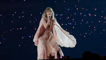 Wien Konzerte abgesagt // Taylor Swift auf der Bühne während der Eras Tour