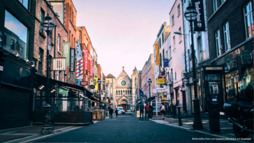 Steuer: Irland muss von Apple Geld zurückverlangen, am Bild sieht man die Innenstadt von Dublin.