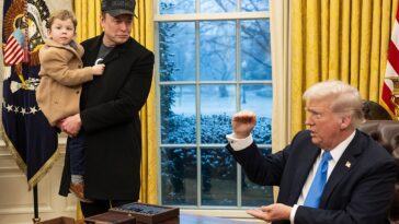 Elon Musk und Donald Trump im Weißen Haus - mit ihrem Vermögen zählen sie zu den Reichsten der Welt.