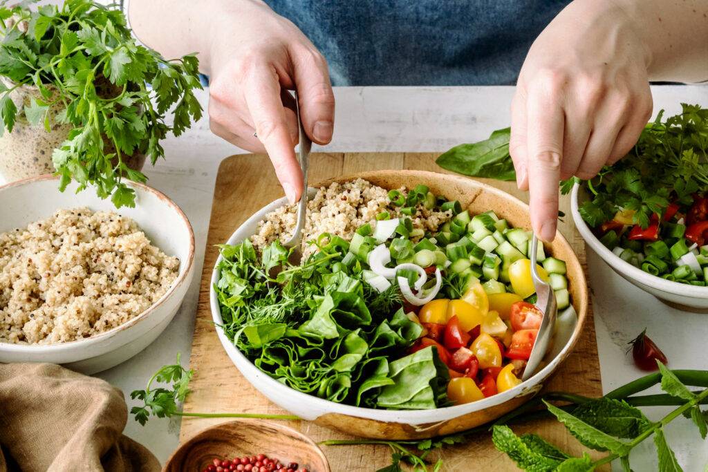 Bio Essen, gesundes Essen