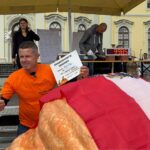 Nittnaus mit seinem Riesenkürbis