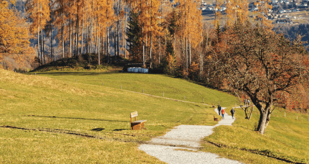 Viele nutzen den Nationalfeiertag zum Wandern.